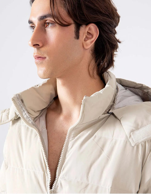 HOODED PUFFER JACKET